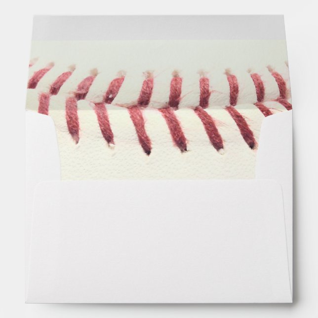 Baseball Look Personalized Envelope (Back (Bottom))