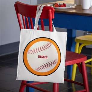 Baseball Look Personalized Grocery Bag