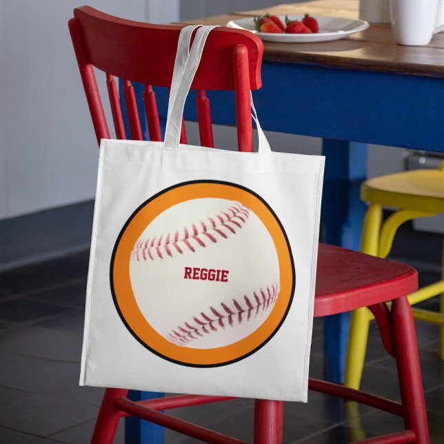 Baseball Look Personalized Grocery Bag (Creator Uploaded)