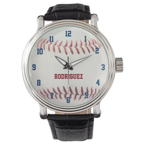 Baseball Look Personalized Watch