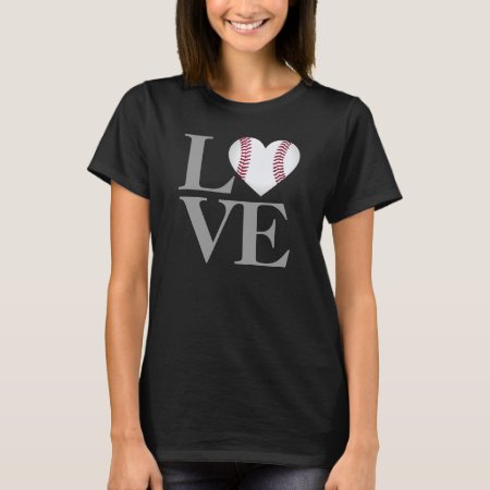 Baseball Love At Heart T-shirt