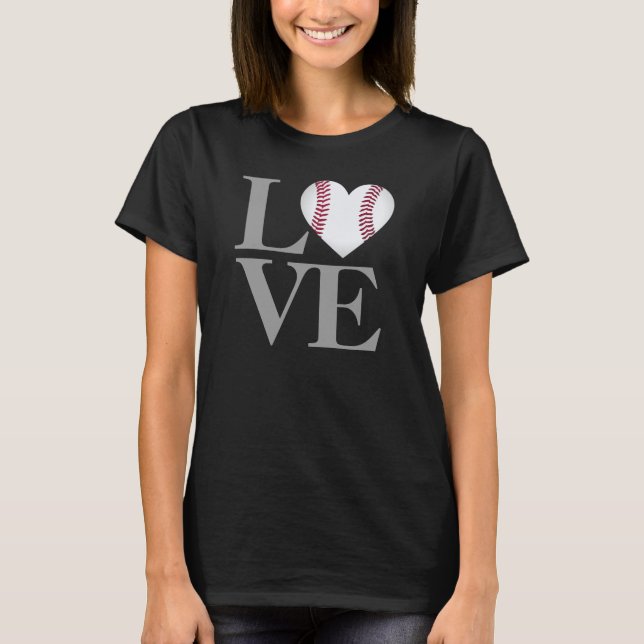 Baseball love at Heart T-Shirt (Front)