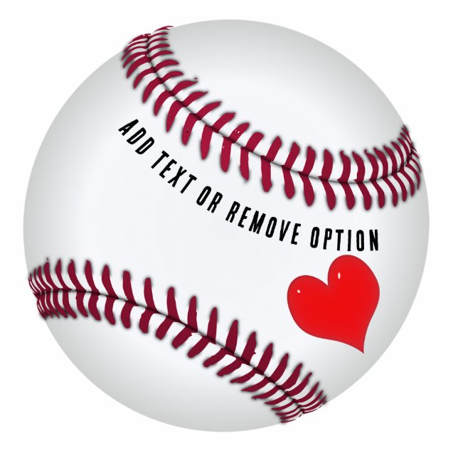 Baseball Love Christmas Ornament (Front)