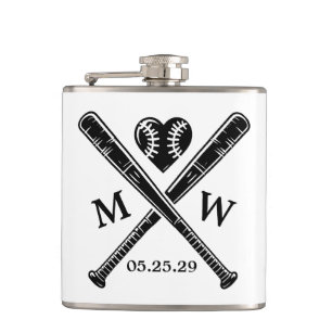 Baseball Love Flask