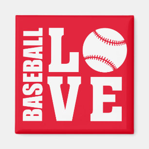 Baseball Love Magnet