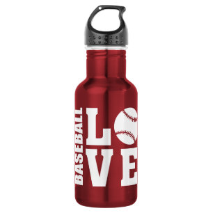 Baseball Love Stainless Steel Water Bottle