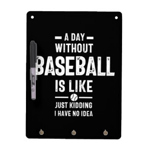 baseball lover dry erase board