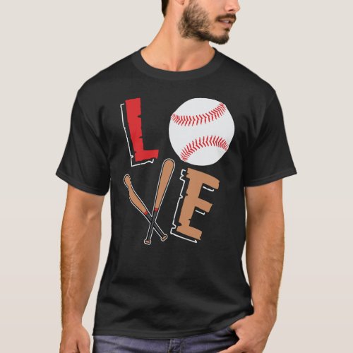 Baseball Lover for Baseball Player and Fan Sports T_Shirt