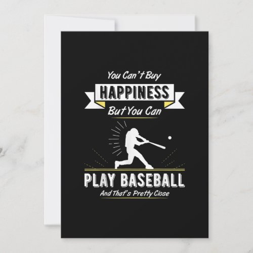 Baseball Lover Gift For Baseball Team Player Holiday Card