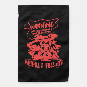 Baseball Lover Halloween Gift Costume Garden Flag