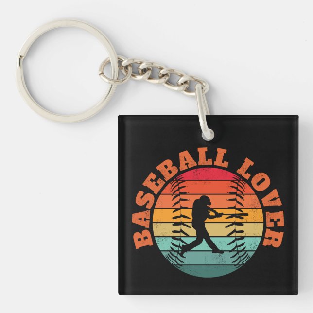 Baseball Lover Keychain (Front)