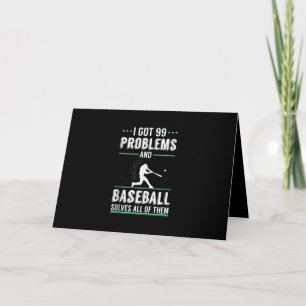Baseball Lover Novelty Gift For Baseball Fan Card