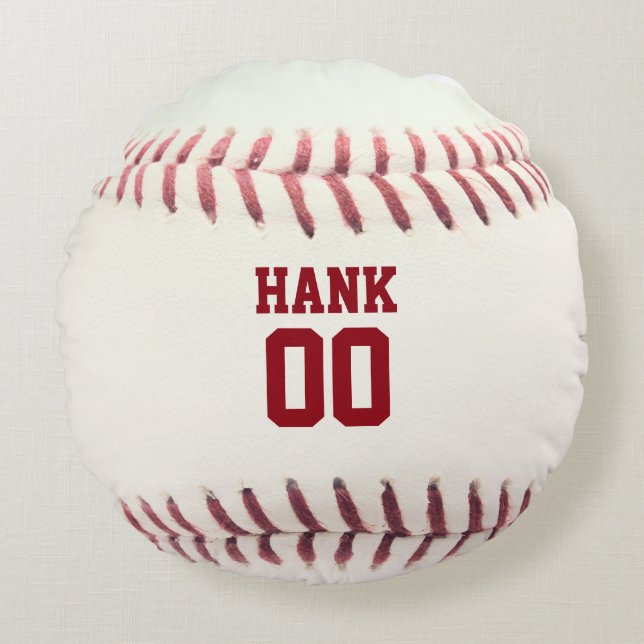 Baseball Lover Personalized Pillow (Front)