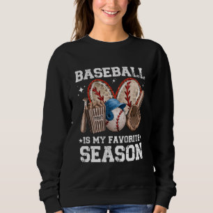 Baseball Lover Tee Baseball Is My Favorite Season 