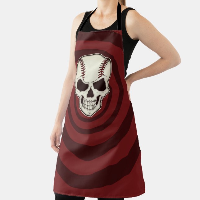 Baseball Lover Til Death Screwball Graphics Apron (Insitu)