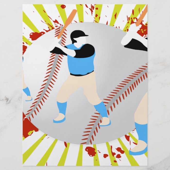 baseball lover vector design flyer