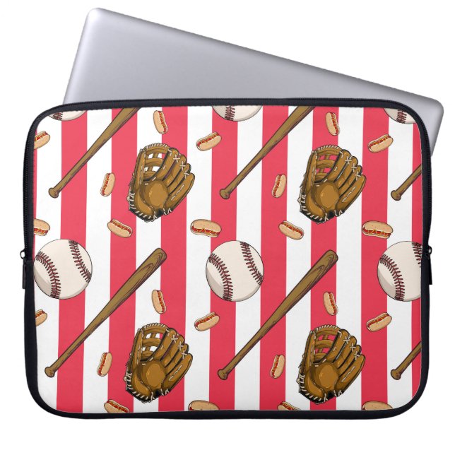 Baseball Lovers Laptop Sleeve (Front)