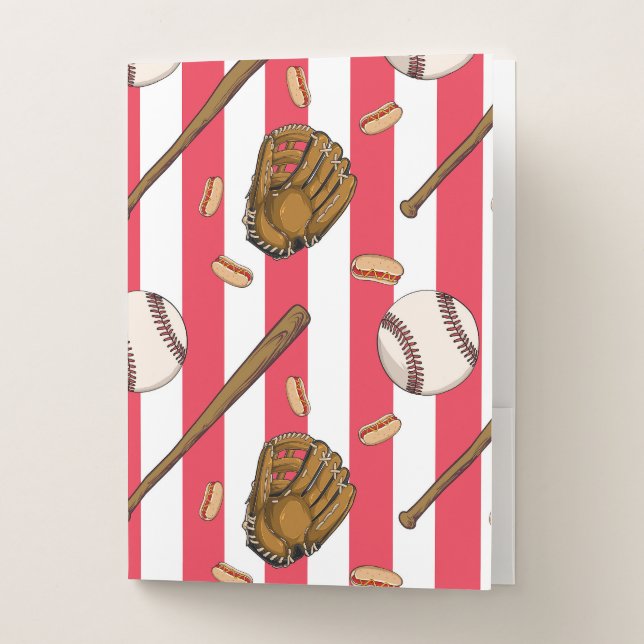 Baseball Lovers Pocket Folder (Front)
