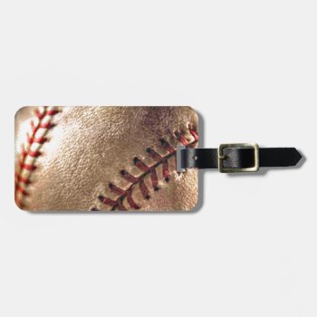 Baseball Luggage Tag by made_in_atlantis at Zazzle