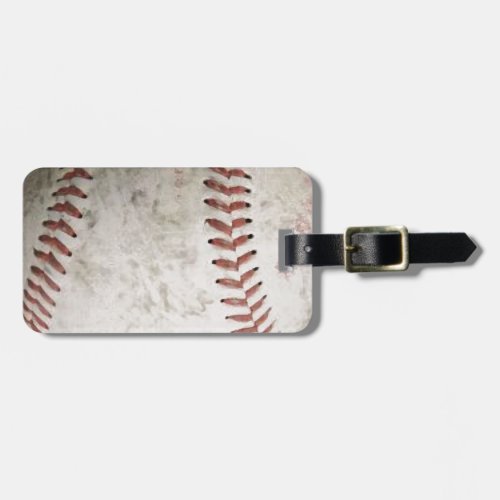 Baseball Luggage Tag