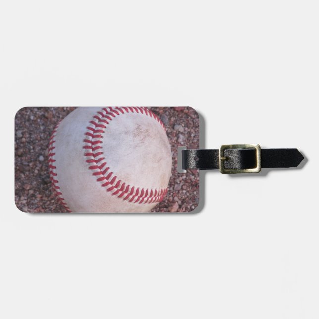 Baseball Luggage Tag (Front Horizontal)