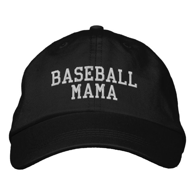 Baseball Mama | Baseball Mom Gifts Embroidered Baseball Cap (Front)