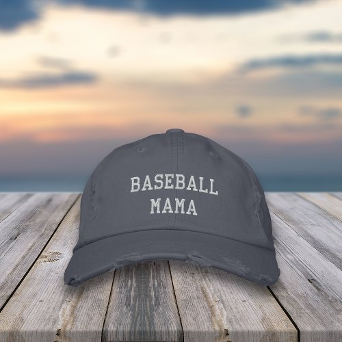 Baseball Mama Embroidered Baseball Cap