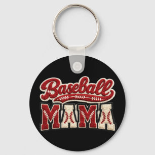Baseball Mama Keychain