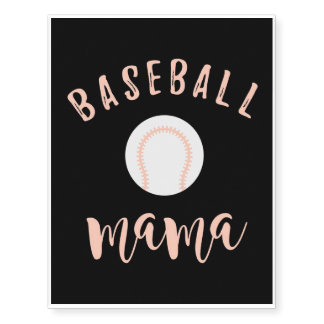 Baseball Mama | Mother Love Baseball Temporary Tattoos