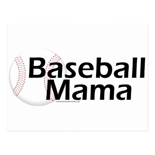 Baseball Mama Postcard