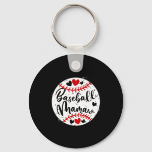 Baseball mamaw women love funny cute mothers day keychain