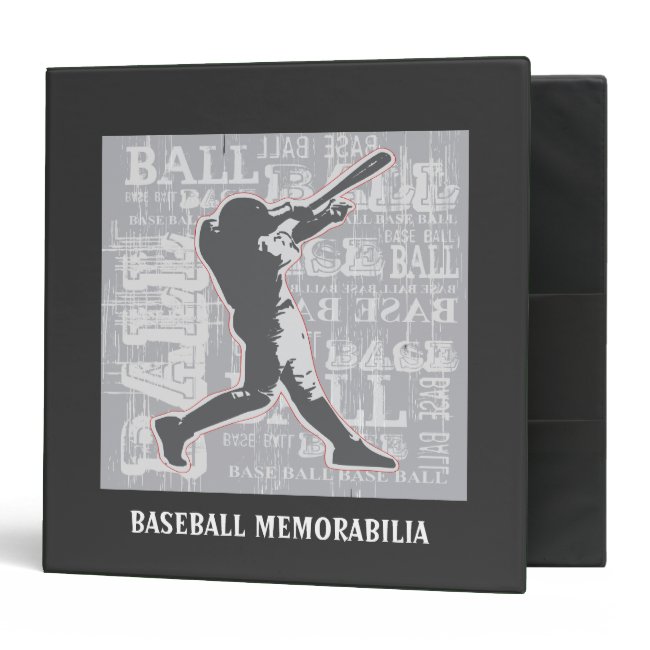 Baseball Memorabilia Binder