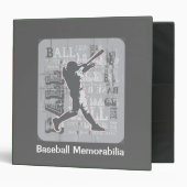 Baseball Memorabilia Binder (Front/Inside)