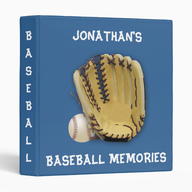Baseball  Memories!-Personalize Binder (Front/Spine)