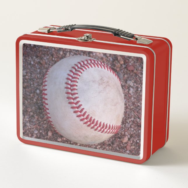 Baseball Metal Lunch Box (Front)