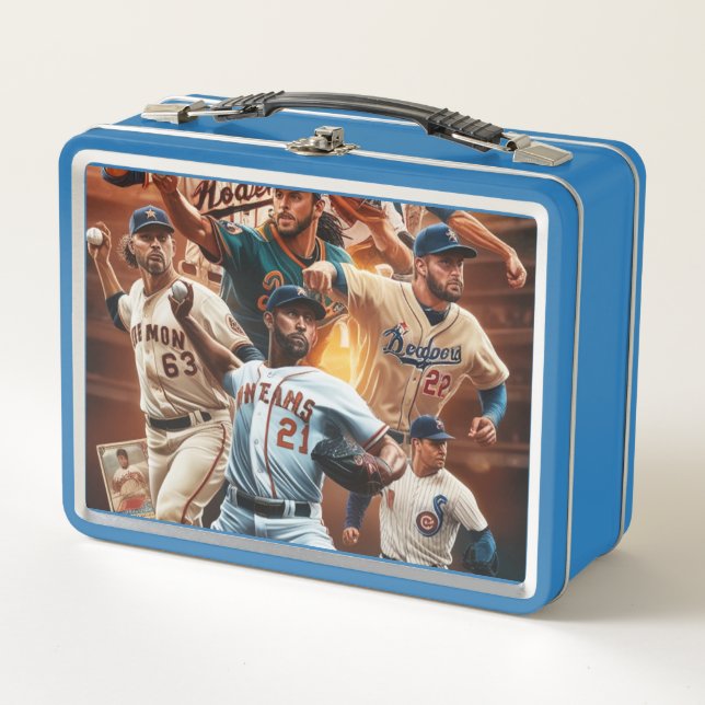 Baseball Metal Lunchbox (Front)