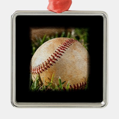 Baseball Metal Ornament