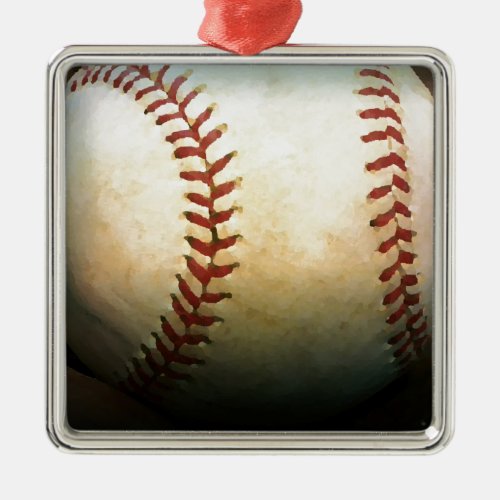 Baseball Metal Ornament