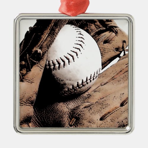 Baseball Metal Ornament