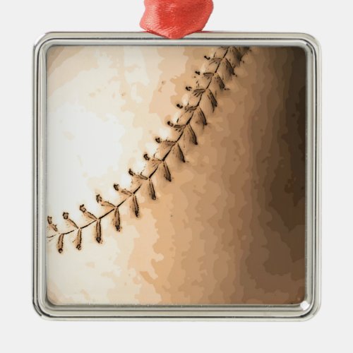 Baseball Metal Ornament