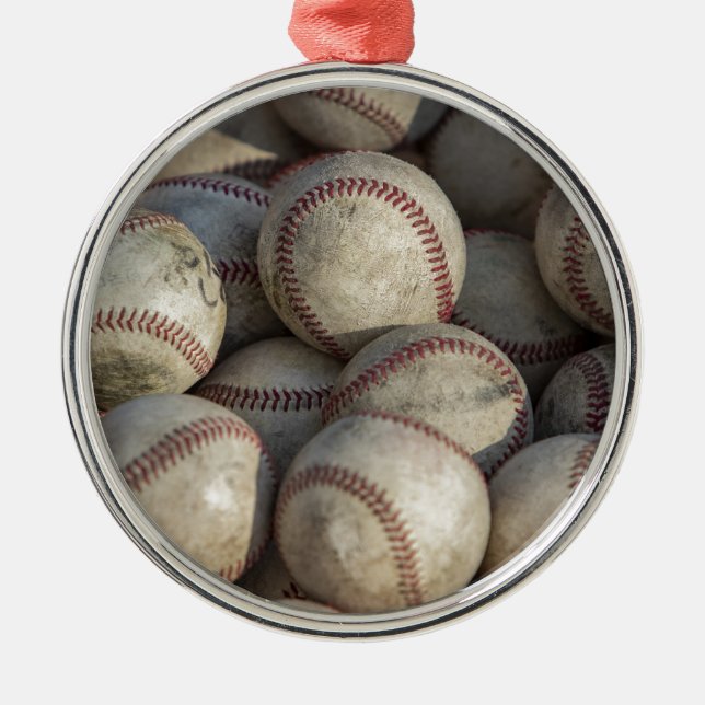 Baseball Metal Ornament (Front)