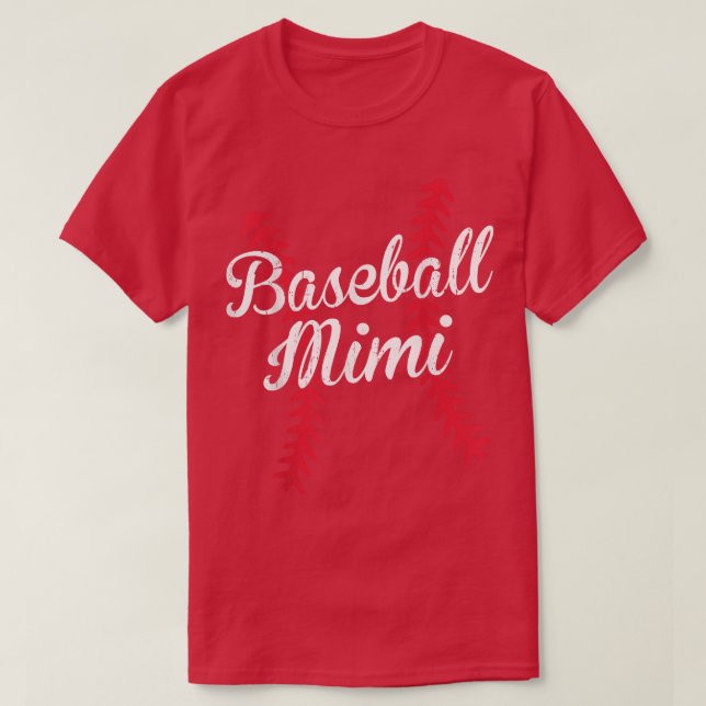 Baseball Mimi  T-Shirt (Design Front)