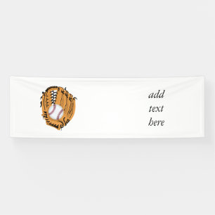Baseball Mitt and Ball Banner