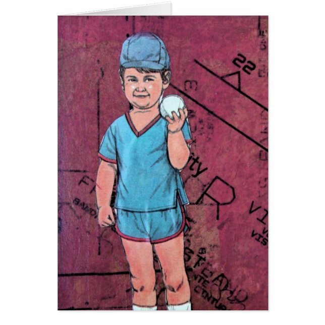 Baseball Mixed Media Cards (Front)
