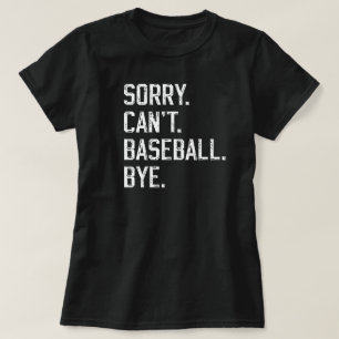 Baseball Modern Mom Kids Mother's Day Black T-Shirt