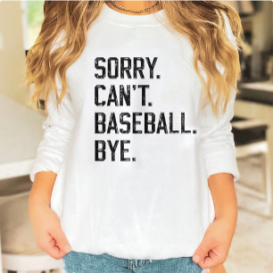 Baseball Modern Mom Kids Mother's Day White Sweatshirt