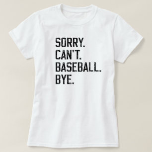Baseball Modern Mom Kids Mother's Day White T-Shirt