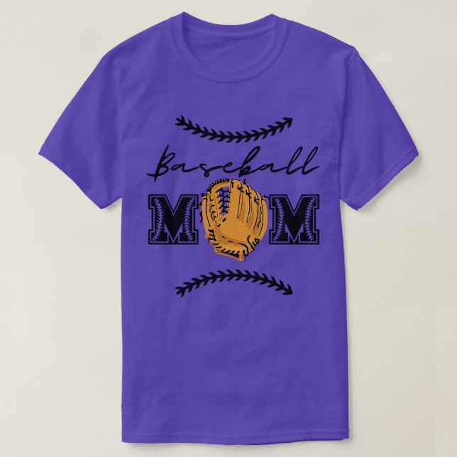 Baseball Mom 25 T-Shirt (Design Front)