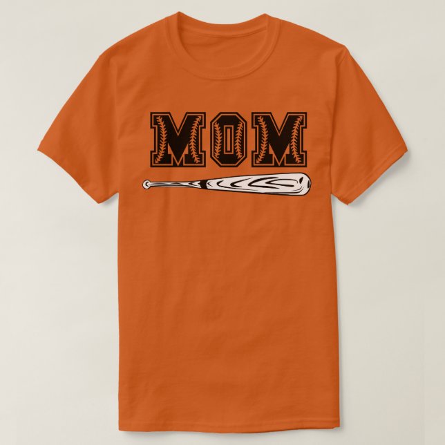 Baseball Mom 32 T-Shirt (Design Front)