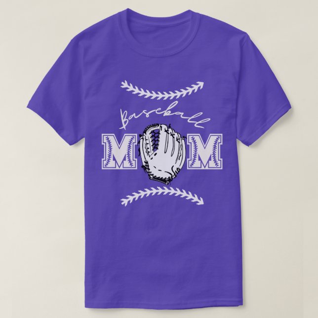 Baseball Mom 6 T-Shirt (Design Front)